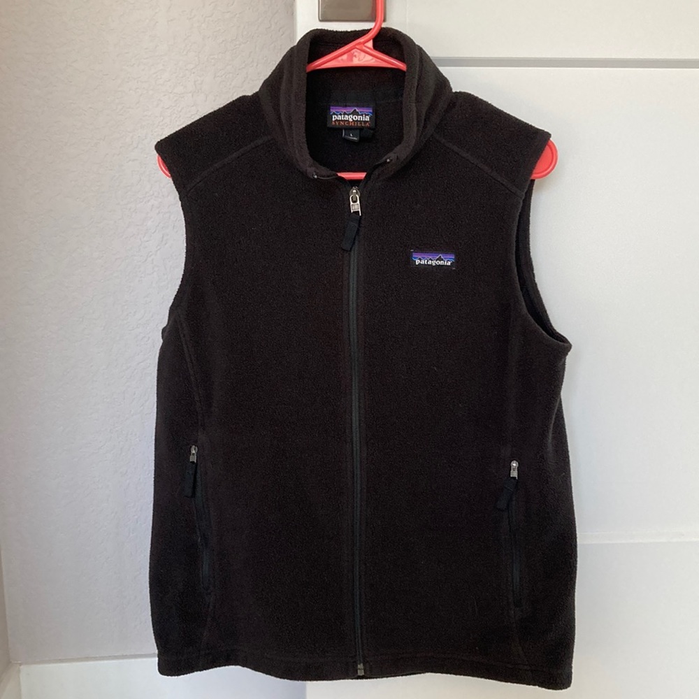 Women’s Patagonia Synchilla Fleece Vest Black Large